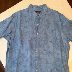 Tasso Elba men’s casual button down shirt in size XL